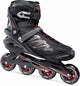 Roces big zyx 90 heren skeelers – 4x90mm wielen – fitness speed inline skates – zwart rood – maat 50