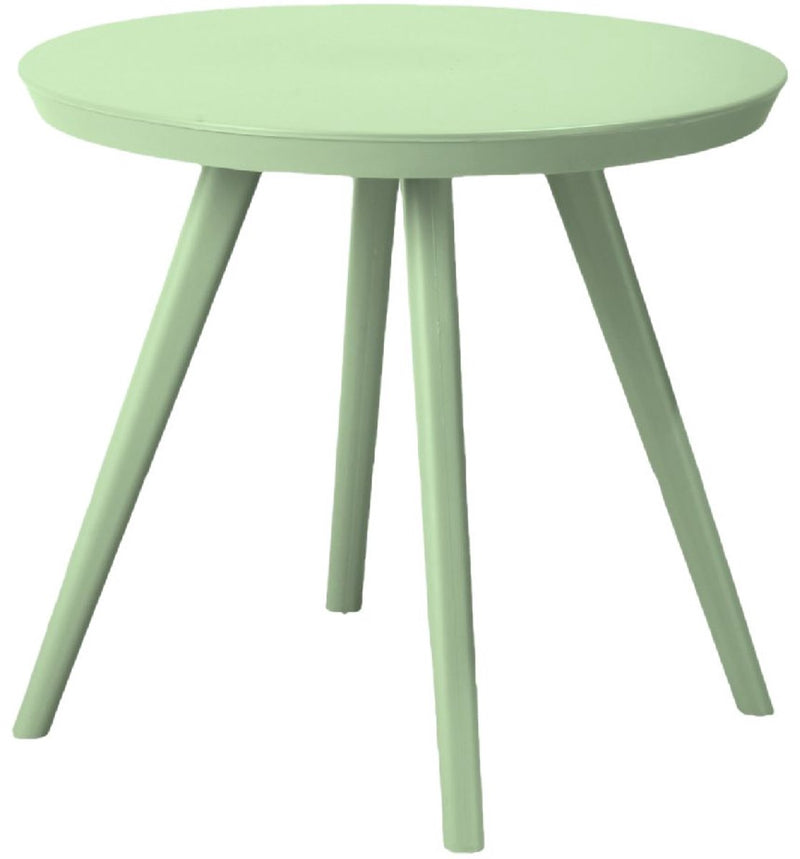 Mesa infantil Van der Meulen plástico verde pastel redonda 50,5cm juguetes.