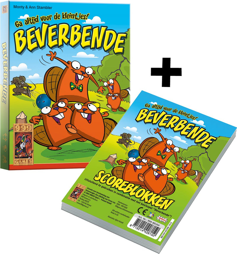 999games 999 games - juego de cartas de castor con bloques de puntuación extra - juego de memoria táctica - juego de cartas - juego familiar - juego de mesa - juego educativo - a partir de 6 años - pequeño regalo