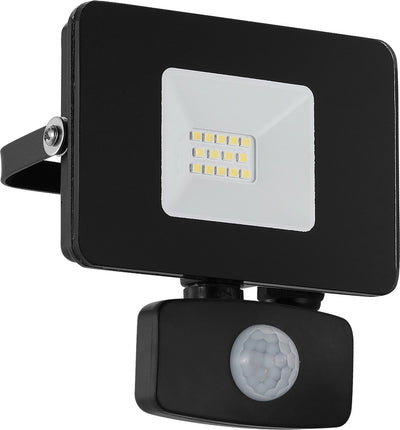 Lampada da parete per esterni Eglo faedo 3 - LED - sensore di movimento - IP44 - nera