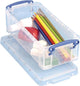 Really useful box pencil box 09 liters transparent