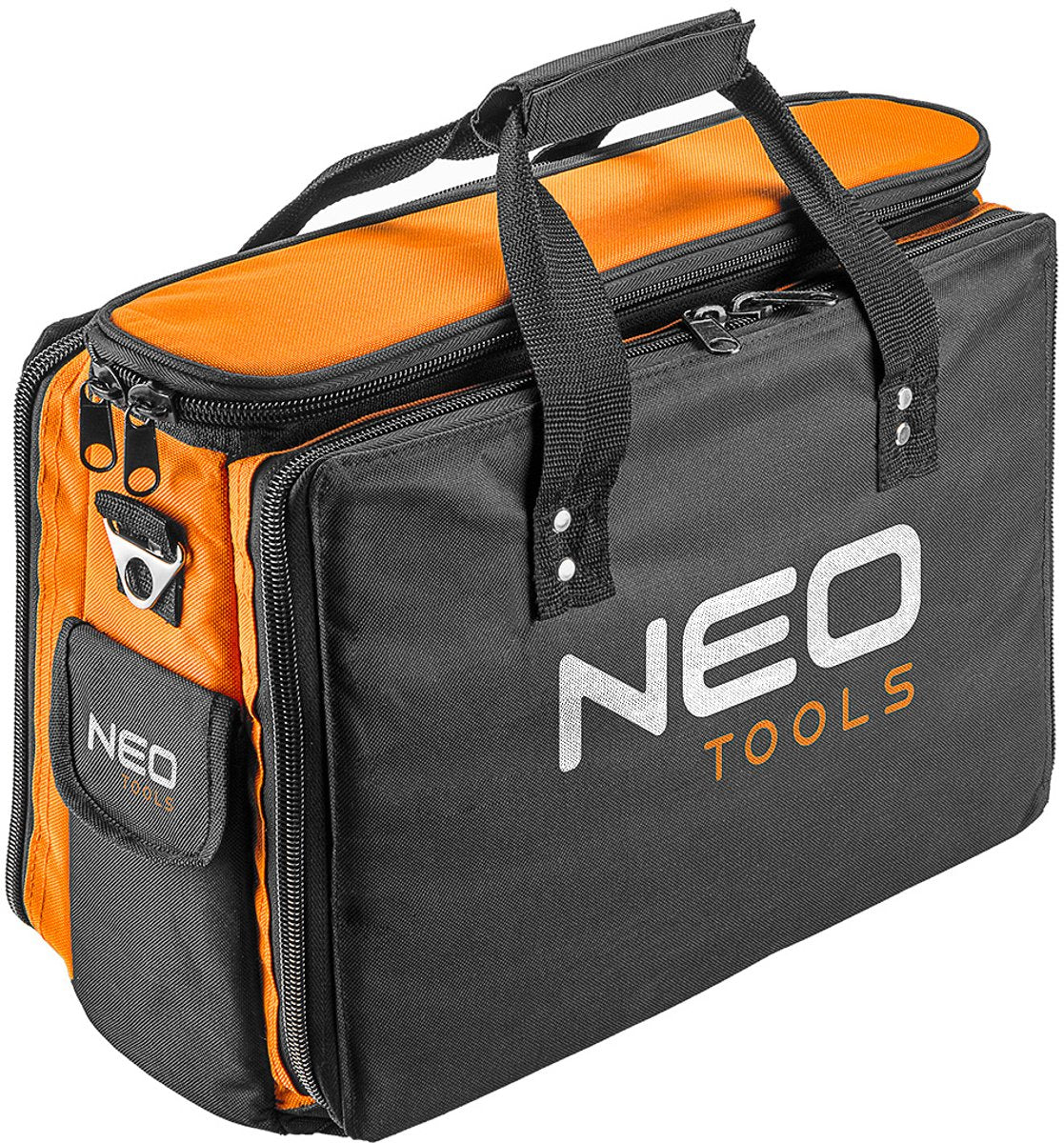 Neo - borsa porta attrezzi - poliestere 600d - 2 tasche esterne e 17 interne - fondo rinforzato
