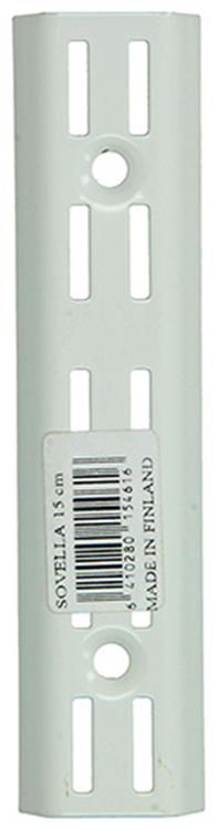 Sovella 1013094 - barra de pared blanca 15cm | 10 piezas