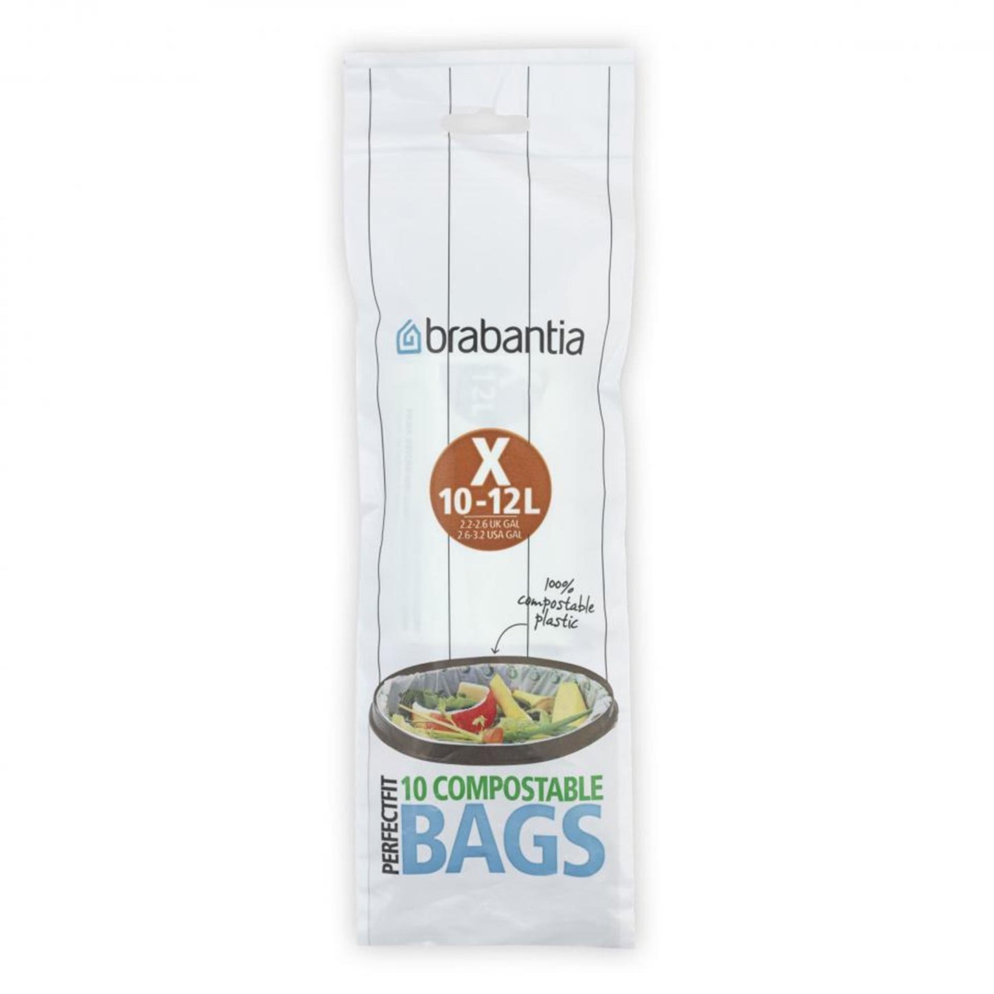 Brabantia Brabantia PerfectFit Composteer X Borse per rifiuti 10-12L 10 pezzi