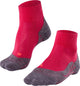 Falke tk5 short anti-blaar dun wol functioneel materiaal wandelsokken dames rood - maat 41-42