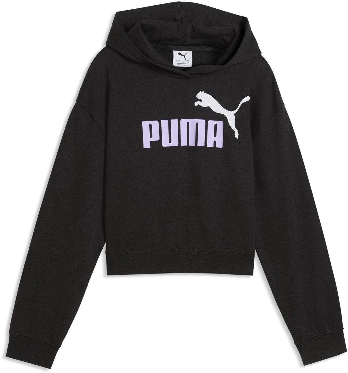Puma ess 2 color no 1 logo short length hoodie tr g