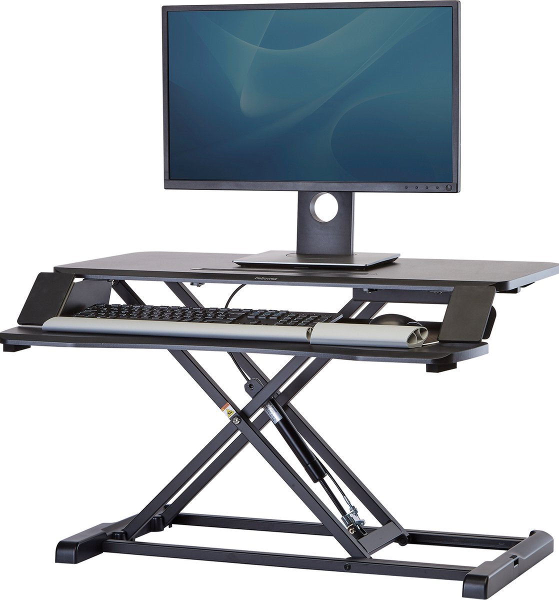 Fellowes corsivo - zit-sta verhoger - met gasveer - ergonomisch - voor op het bureau