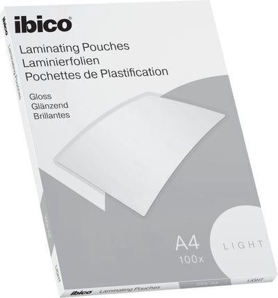 Buste di plastificazione Ibico basics A4, lucida - 80 micron - 100 pezzi - cristallina