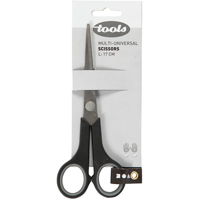 Tijeras generales Creativ Company, l: 17 cm, diestros, 1 pieza