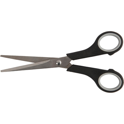 Algemene schaar, l: 17 cm, puntig, rechts- linkshandig, 1 stuk