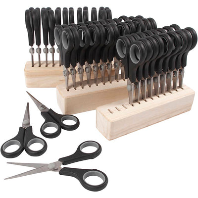 Forbici per bambini Creativ Company, L: 14 cm, per destrimani, nere, 1 set