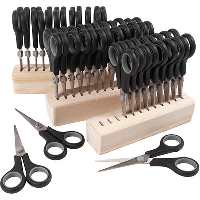 Forbici per bambini Creativ Company, L: 14 cm, per destrimani, nere, 1 set