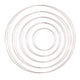 Vaessen creative • metalen ringen set 3mm zilver 10x