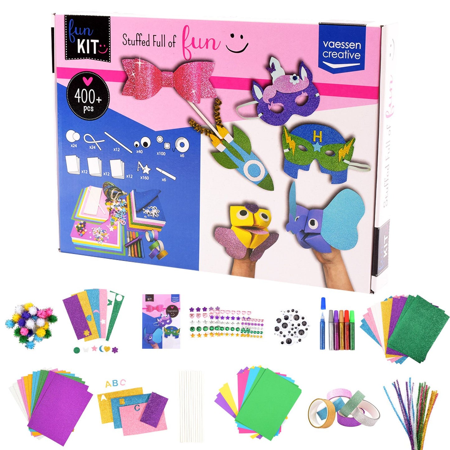 Vaessen creative • confezione fai da te 400 pz.