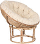 Home esprit trädgårdsstol bambù rattan 91 x 65 x 81 cm