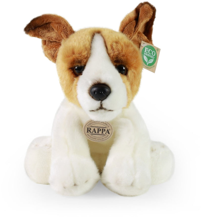 Rappa serie eco friendly - jack russell terrier - 30 cm - cane di peluche - sostenibile
