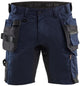 Pantaloncini Blåkläder elasticizzati in 2 direzioni 1752-1832-8600 blu navy c54