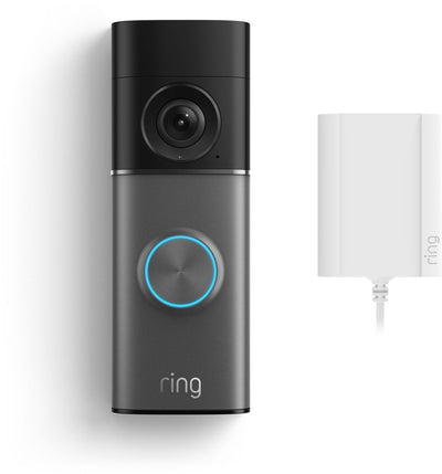 Ring wired video doorbell pro (latest generation) - plug-in - silver - retinol 4k video