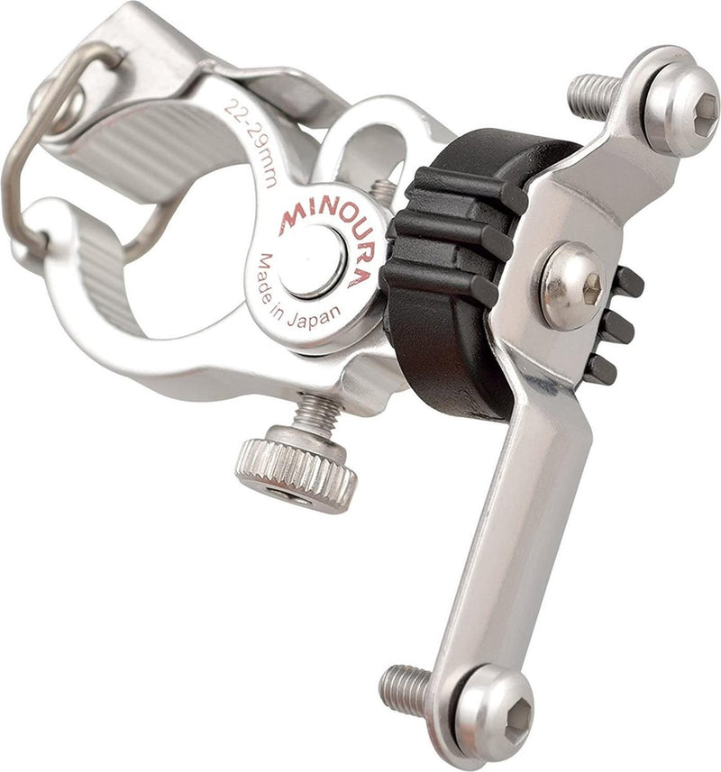 Confirmación del marco de Minoura Bidon EB-100 Ø22 ~ 35 mm de plata
