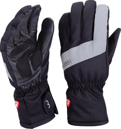 Bbb cycling subzero full fingers fietshandschoenen winter - thermo fiets handschoenen waterdicht winddicht - touchscreen - zwart - maat xl - bwg-34