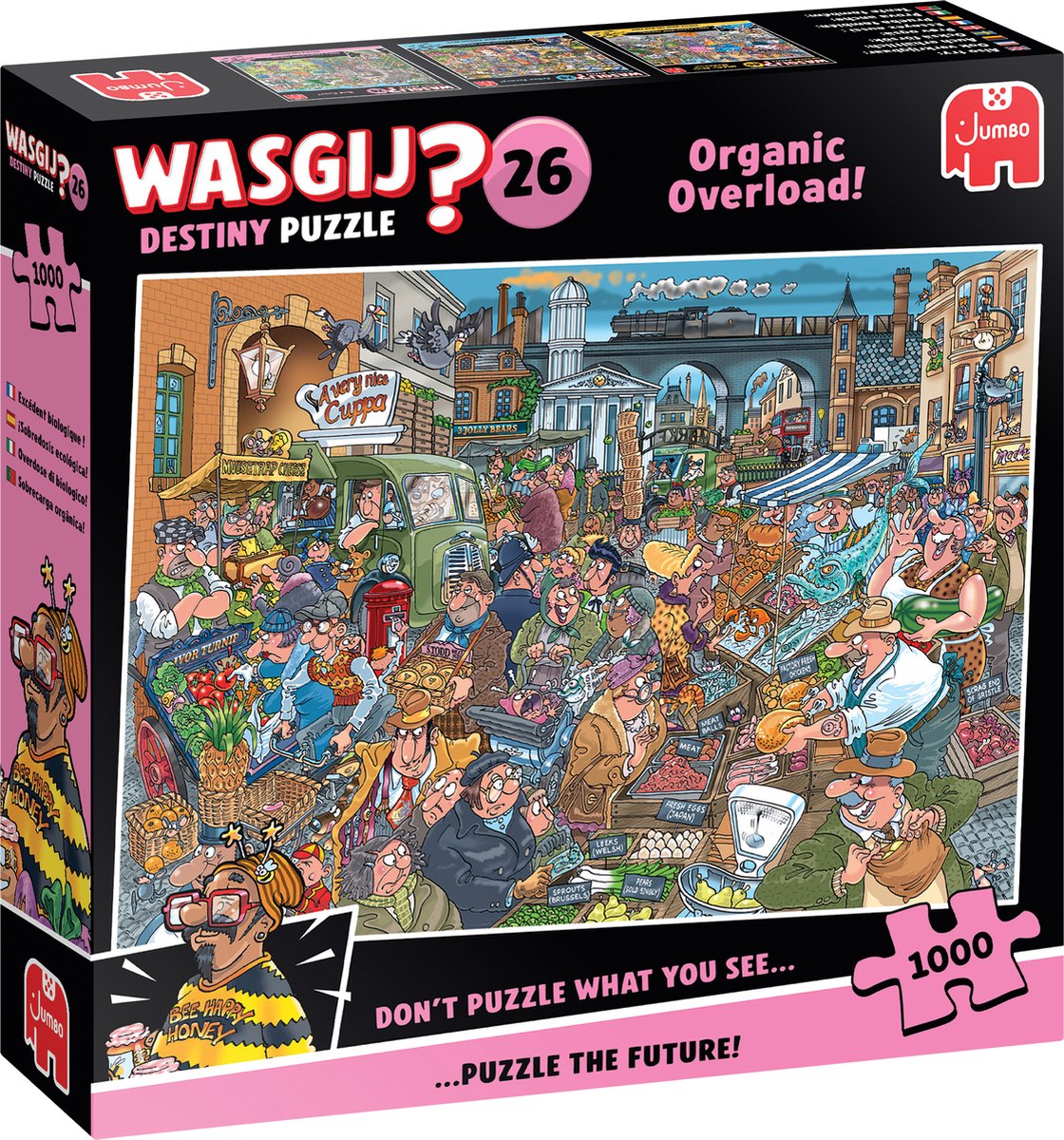 Jumbo wasgij destino 26 puzzle - pieno di bio!, ​​1000 pezzi.