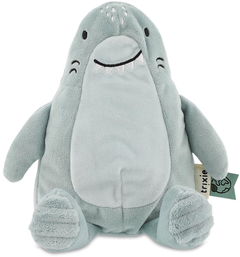 Trixie kleine knuffel mr. shark – 0m+ – ideaal als kraamcadeau – gerecycleerde stof