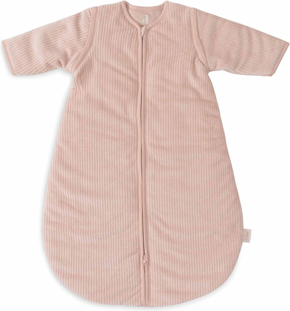 Saco de dormir para bebé Jollein invierno con manga desmontable 70 cm - redondo - rib wild rose - saco de dormir de invierno