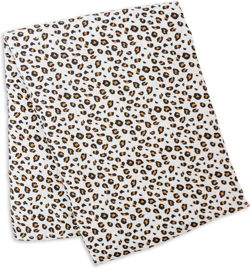 Lulujo - tela hidrófila - arrullo - bambú - 120x120 cm - leopardo