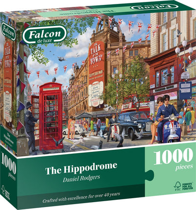 Falcon jumbo puzzle l'ippodromo - 1000 pezzi di puzzle divertente.