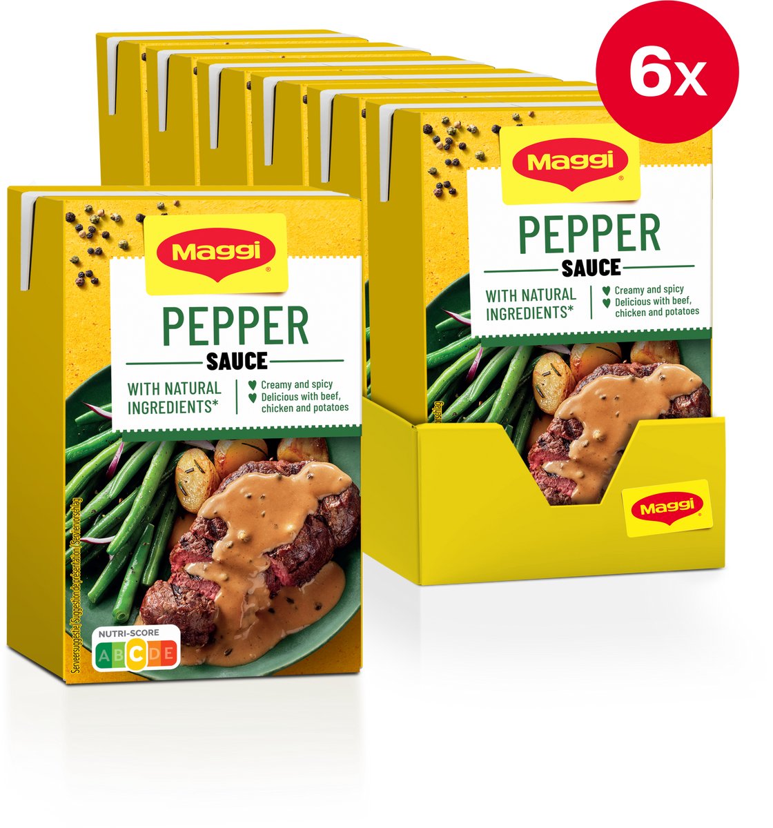 Salsa di peperoni Maggi 6 pezzi x 250ml