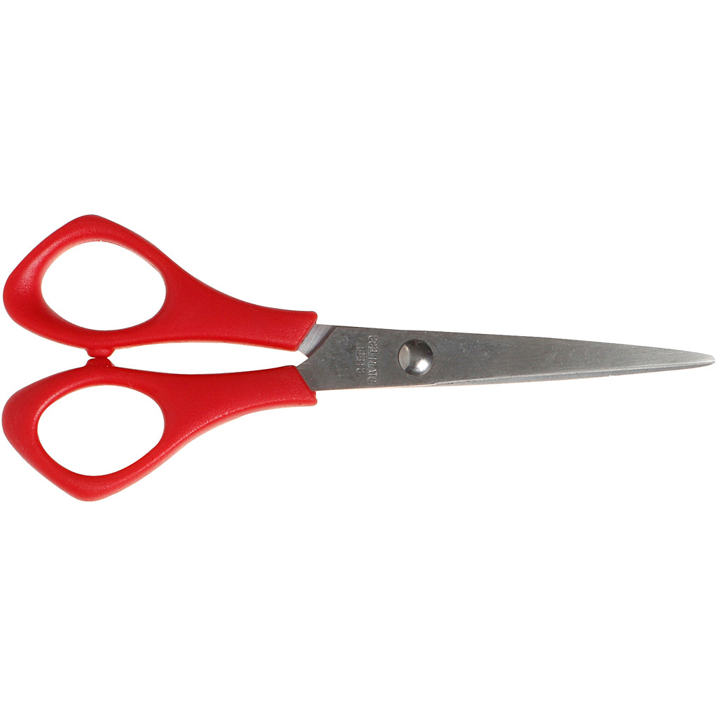Forbici scolastiche Creative Company, L: 14 cm, appuntite, per mancini, 1 pezzo
