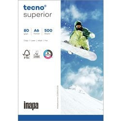 Carta techno superior a6 bianca