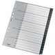 Leitz recycle index 1211 a4 maxi co2 neutro negro 20 pestañas 11 orificios 90% reciclado
