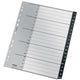 Leitz recycle index 1207 a4 maxi co2 neutro negro 20 pestañas 11 orificios 90% reciclado