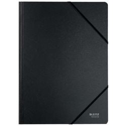 Carpeta Leitz recycle elasto a4 co2 negro neutro 430 gramos cartón 100% reciclado