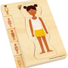 Bigjigs houten anatomiepuzzel - meisje, 26st.