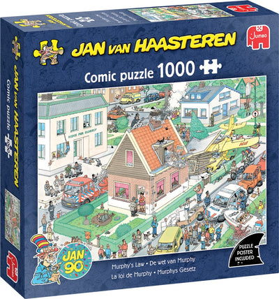 Puzzle Jan van Haasteren - Legge di Murphy - 1000 pezzi.