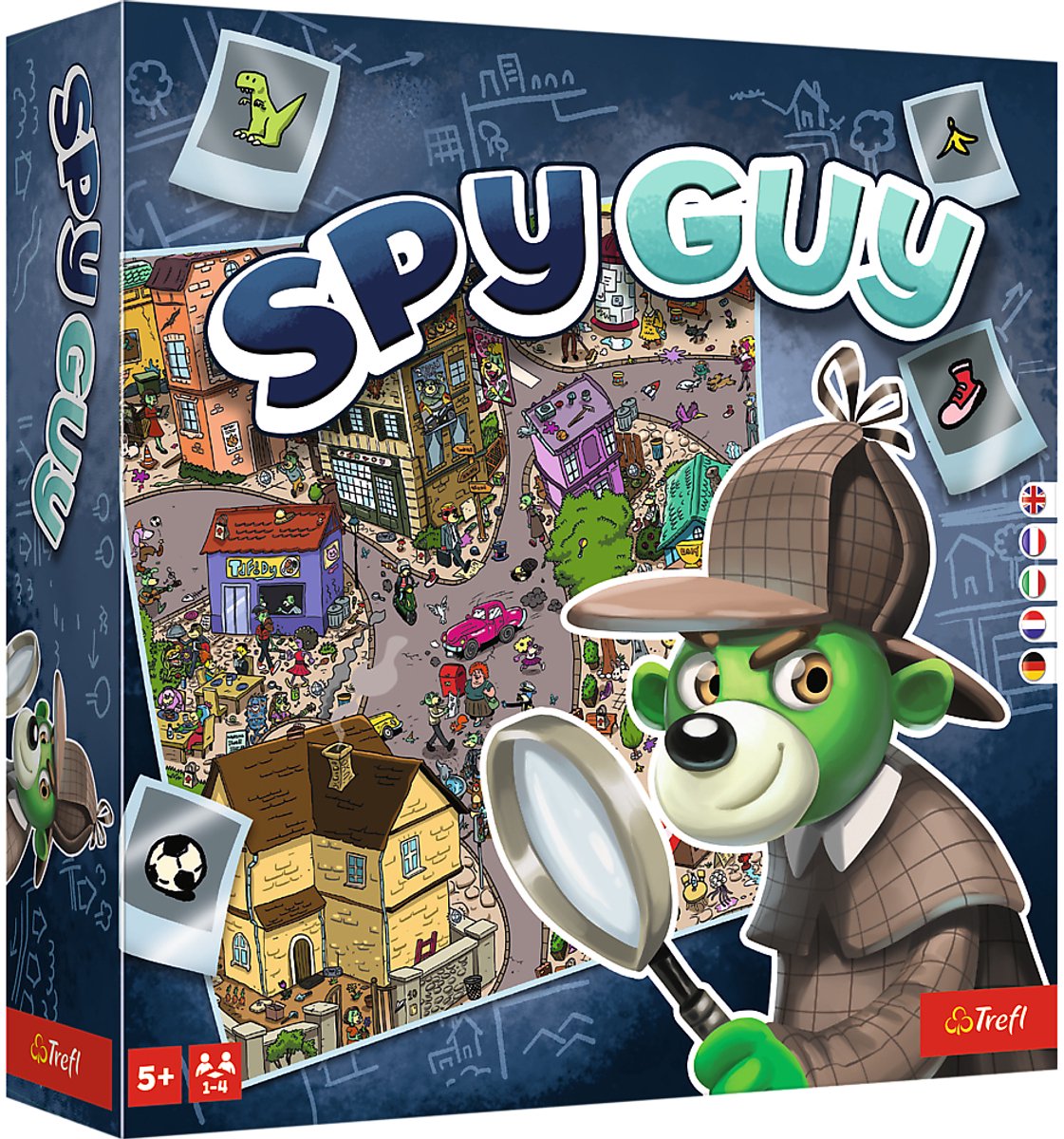 Gioco da tavolo Trefl - Spy Guy France - gioco educativo per bambini.