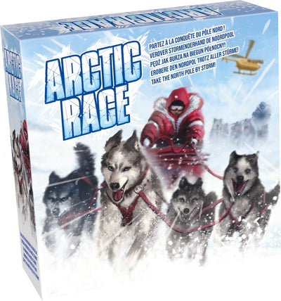 Tactic Arctic Race – Juego de mesa – Carrera de aventuras al Polo Norte – Táctica y bloqueo – Juego familiar – 2 a 4 jugadores – A partir de 8 años