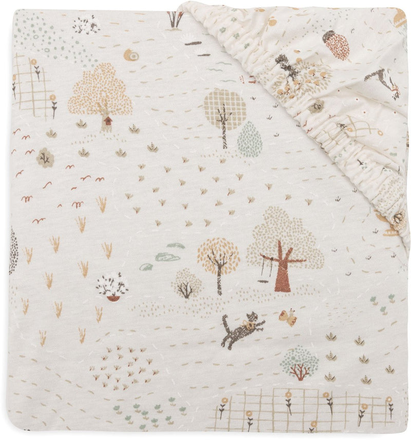 Lenzuolo con angoli Jollein per lettino - 40 50x80 90 cm - jersey - tiny park