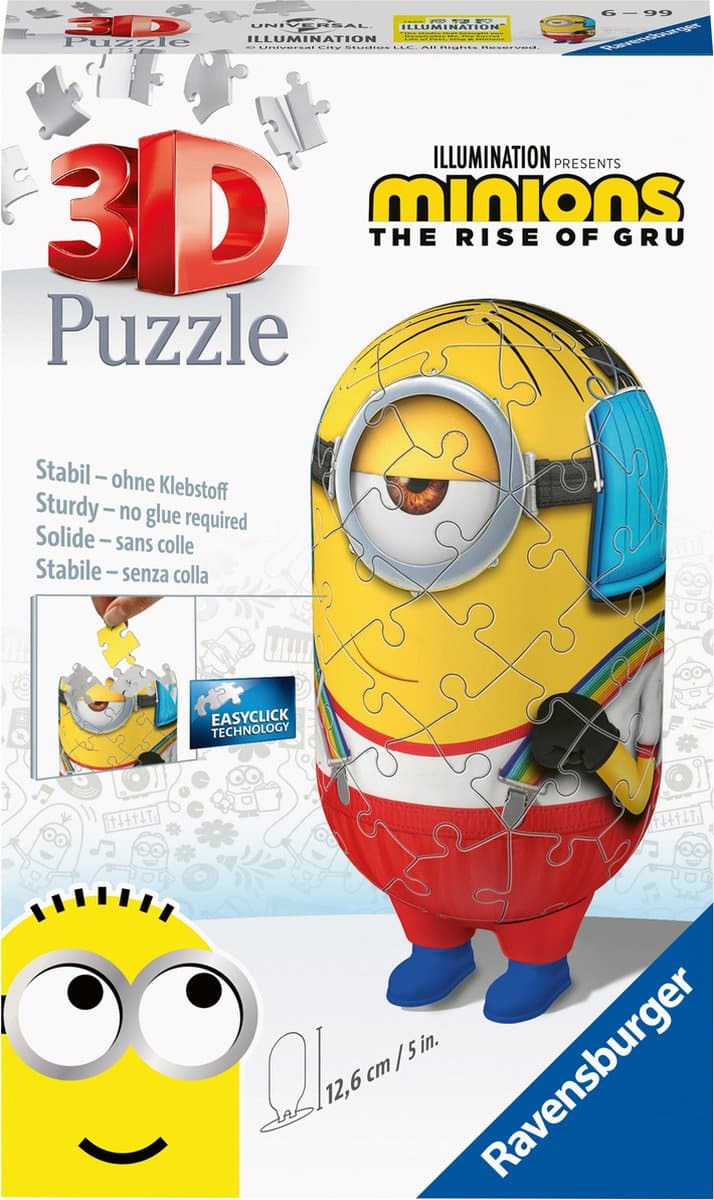 Puzzle 3D Ravensburger Minions 54 pezzi