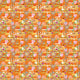 Vaessen creative • tela de algodón coco-ton 45x50cm pastel naranja tan lindo