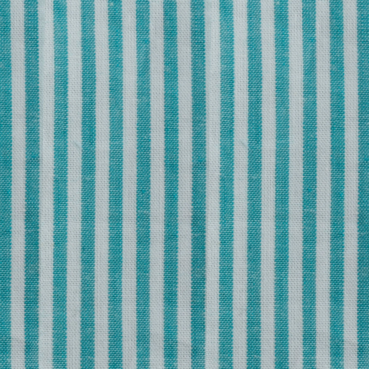 Vaessen creative • coco-ton katoen stof 45x50cm basic turkoois gestreept