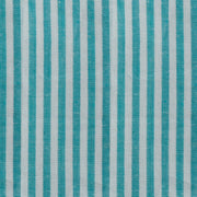 Vaessen creative • coco-ton katoen stof 45x50cm basic turkoois gestreept - afbeelding 1