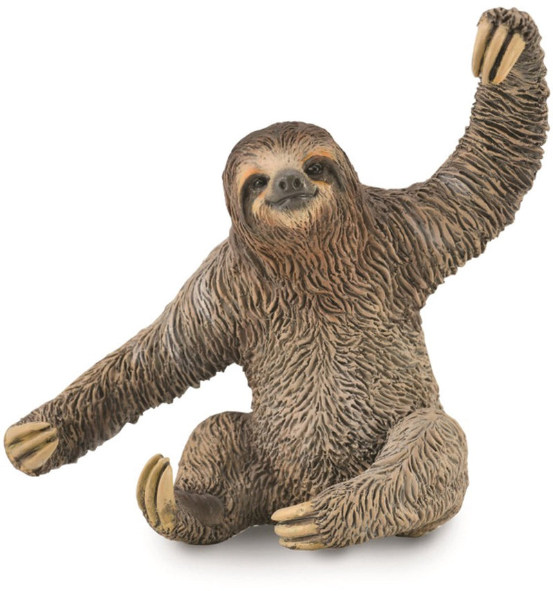 Figura Collecta - perezoso - (l) - animales salvajes - pintado a mano - miniatura