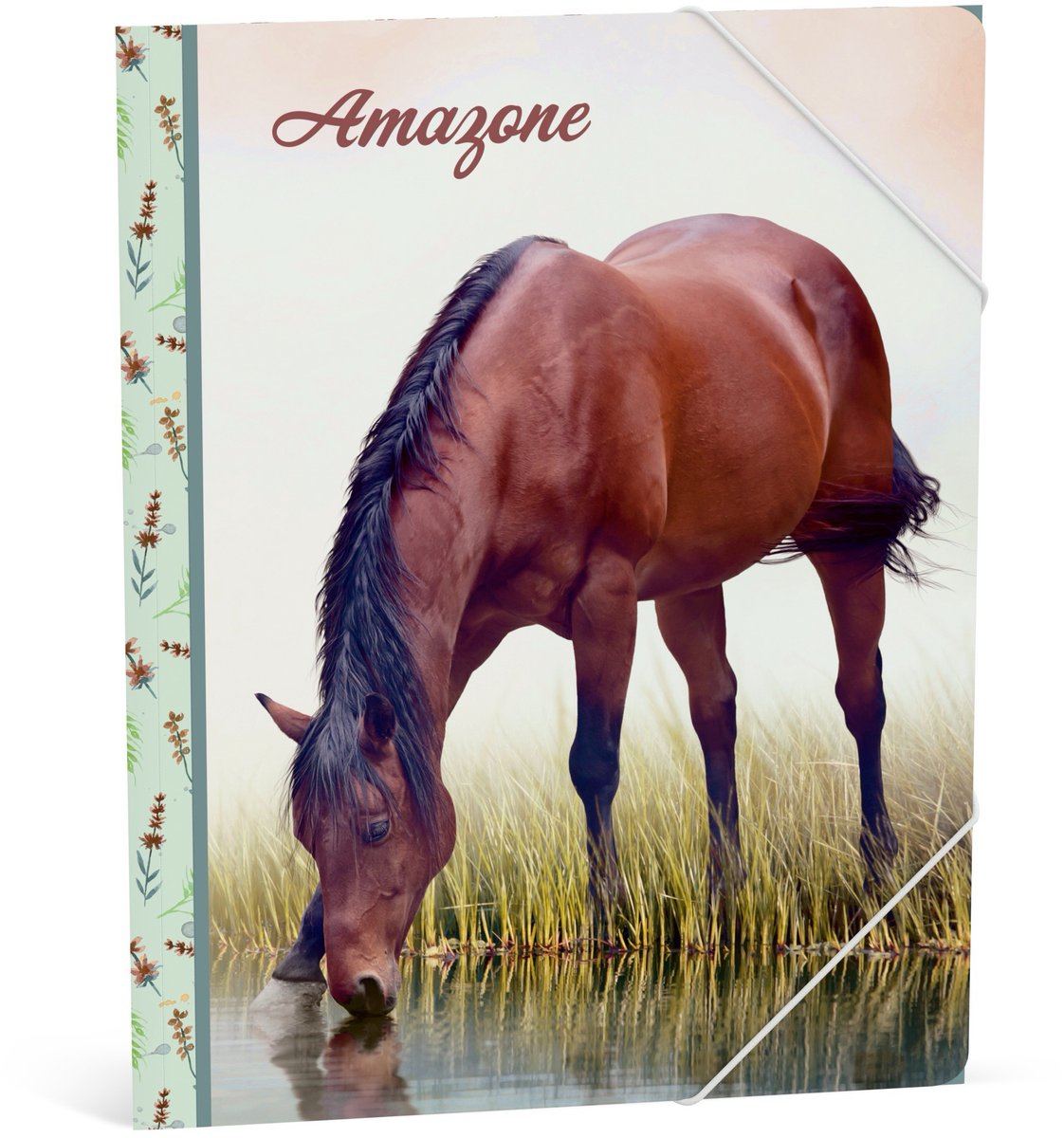 Cartella Amazon elasto - cavallo marrone