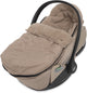 Saco Jollein para silla de paseo - gofrado - algodón - 42x82cm - café con leche
