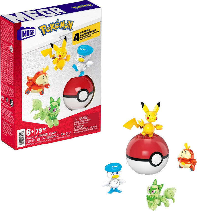 Pokémon Mega Construx Paldea Region Region Construction Construction Construction