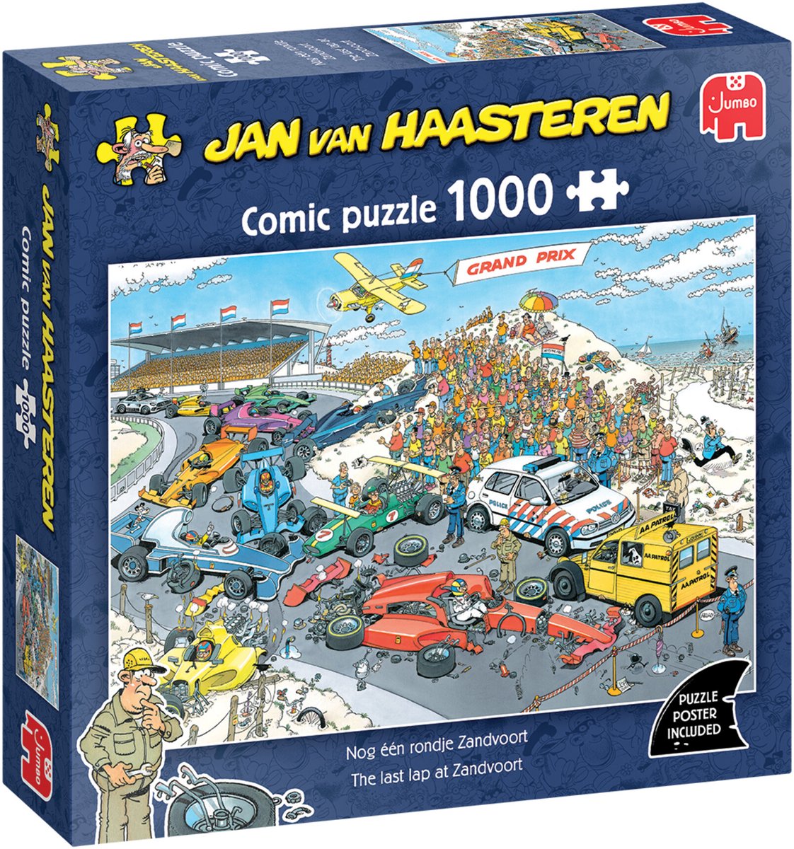 Jan van haasteren - nog één rondje zandvoort - 1000 stukjes