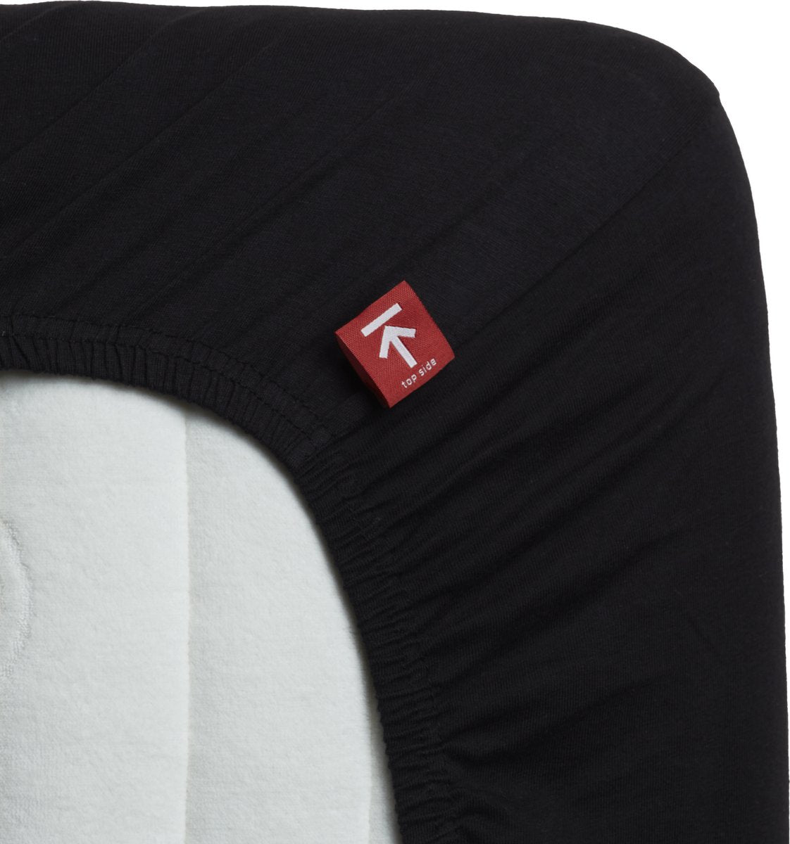 Beddinghouse - jersey elasticizzato - lenzuolo con angoli - 160x220 cm - nero - qualità premium